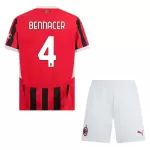 Conjunto AC Milan Bennacer 4 Niño Primera 24/25