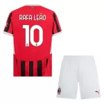 Conjunto AC Milan Rafael Leao 10 Niño Primera 24/25
