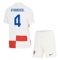 Conjunto Croacia Gvardiol 4 Niño Primera Euro 2024 Conjunto Croacia Gvardiol 4 Niño Primera Euro 2024