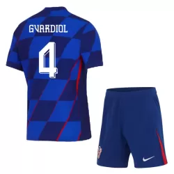 Conjunto Croacia Gvardiol 4 Niño Segunda Euro 2024 Conjunto Croacia Gvardiol 4 Niño Segunda Euro 2024