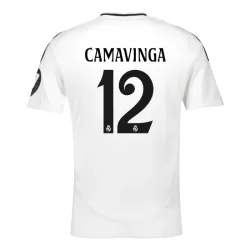Camiseta Real Madrid Camavinga 12 Hombre Primera 24/25 Camiseta Real Madrid Camavinga 12 Hombre Primera 24/25