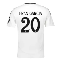 Camiseta Real Madrid Fran Garcia 20 Hombre Primera 24/25 Camiseta Real Madrid Fran Garcia 20 Hombre Primera 24/25