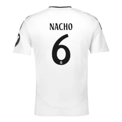 Camiseta Real Madrid Nacho 6 Hombre Primera 24/25 Camiseta Real Madrid Nacho 6 Hombre Primera 24/25