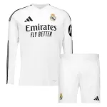 Conjunto Manga Larga Real Madrid Niño Primera 24/25