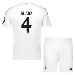 Conjunto Real Madrid Alaba 4 Niño Primera 24/25 Conjunto Real Madrid Alaba 4 Niño Primera 24/25