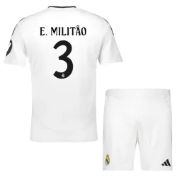 Conjunto Real Madrid E. Militao 3 Niño Primera 24/25 Conjunto Real Madrid E. Militao 3 Niño Primera 24/25