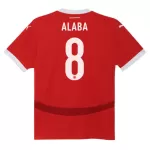 Camiseta Austria Alaba 8 Hombre Primera Euro 2024