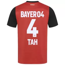 Camiseta Bayer 04 Leverkusen Jonathan Tah 4 Hombre Primera 24/25