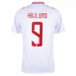 Camiseta Dinamarca Højlund 9 Hombre Primera Euro 2024