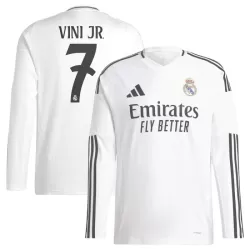 Camiseta Manga Larga Real Madrid Vini JR 7 Hombre Primera 24/25 Camiseta Manga Larga Real Madrid Vini JR 7 Hombre Primera 24/25