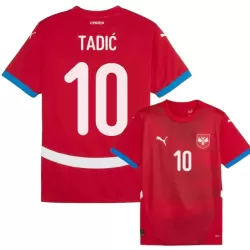 Camiseta Serbia Tadic 10 Hombre Primera Euro 2024 Camiseta Serbia Tadic 10 Hombre Primera Euro 2024
