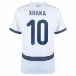 Camiseta Suiza Xhaka 10 Hombre Segunda Euro 2024