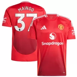 Camiseta Manchester United Mainoo 37 Hombre Primera 24/25 Camiseta Manchester United Mainoo 37 Hombre Primera 24/25