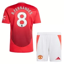 Conjunto Manchester United Bruno Fernandes 8 Niño Primera 24/25 Conjunto Manchester United Bruno Fernandes 8 Niño Primera 24/25
