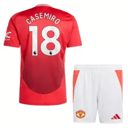 Conjunto Manchester United Casemiro 18 Niño Primera 24/25 Conjunto Manchester United Casemiro 18 Niño Primera 24/25