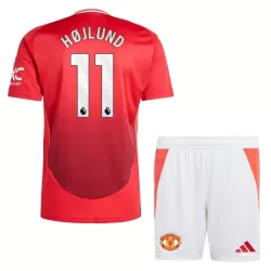 Conjunto Manchester United Højlund 11 Niño Primera 24/25 Conjunto Manchester United Højlund 11 Niño Primera 24/25