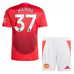 Conjunto Manchester United Mainoo 37 Niño Primera 24/25 Conjunto Manchester United Mainoo 37 Niño Primera 24/25