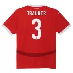 Camiseta Austria Gernot Trauner 3 Hombre Primera Euro 2024 Camiseta Austria Gernot Trauner 3 Hombre Primera Euro 2024