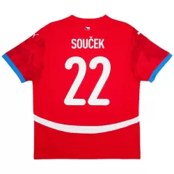 Camiseta República Checa Soucek 22 Hombre Primera Euro 2024