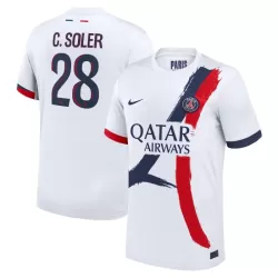 Camiseta Paris Saint-Germain Carlos Soler 28 Hombre Segunda 24/25 Camiseta Paris Saint-Germain Carlos Soler 28 Hombre Segunda 24/25