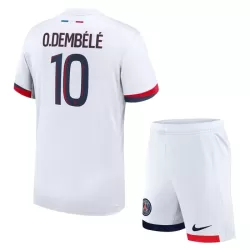 Conjunto Paris Saint-Germain Dembele 10 Niño Segunda 24/25 Conjunto Paris Saint-Germain Dembele 10 Niño Segunda 24/25