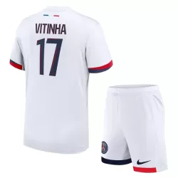 Conjunto Paris Saint-Germain Vitinha 17 Niño Segunda 24/25 Conjunto Paris Saint-Germain Vitinha 17 Niño Segunda 24/25