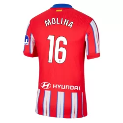 Camiseta Atlético Madrid Molina 16 Hombre Primera 24/25 Camiseta Atlético Madrid Molina 16 Hombre Primera 24/25