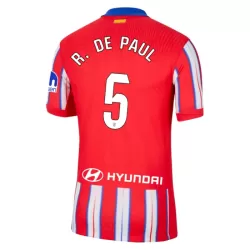 Camiseta Atlético Madrid R. De Paul 5 Hombre Primera 24/25 Camiseta Atlético Madrid R. De Paul 5 Hombre Primera 24/25