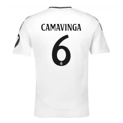 Camiseta Real Madrid Camavinga 6 Hombre Primera 24/25 Camiseta Real Madrid Camavinga 6 Hombre Primera 24/25