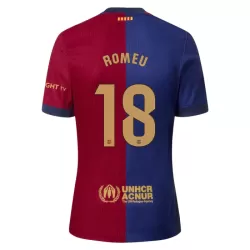 Camiseta FC Barcelona Romeu 18 Hombre Primera 24/25 Camiseta FC Barcelona Romeu 18 Hombre Primera 24/25