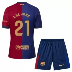 Conjunto FC Barcelona Frenkie de Jong 21 Niño Primera 24/25 Conjunto FC Barcelona Frenkie de Jong 21 Niño Primera 24/25