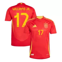 Camiseta España Williams JR 17 Hombre Primera Euro 2024 Camiseta España Williams JR 17 Hombre Primera Euro 2024