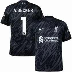 Camiseta Portero Liverpool A. Becker 1 Hombre 24/25 Negra Camiseta Portero Liverpool A. Becker 1 Hombre 24/25 Negra
