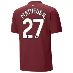 Camiseta Manchester City Matheus Nunes 27 Hombre Tercera 24/25 Camiseta Manchester City Matheus Nunes 27 Hombre Tercera 24/25