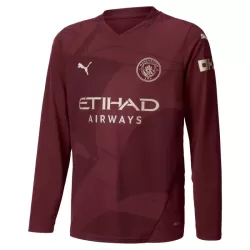 Camiseta Manga Larga Manchester City Hombre Tercera 24/25 Camiseta Manga Larga Manchester City Hombre Tercera 24/25
