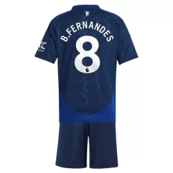 Conjunto Manchester United Bruno Fernandes 8 Niño Segunda 24/25 Conjunto Manchester United Bruno Fernandes 8 Niño Segunda 24/25