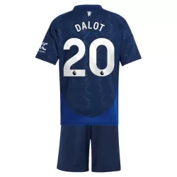 Conjunto Manchester United Dalot 20 Niño Segunda 24/25 Conjunto Manchester United Dalot 20 Niño Segunda 24/25