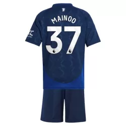Conjunto Manchester United Mainoo 37 Niño Segunda 24/25 Conjunto Manchester United Mainoo 37 Niño Segunda 24/25