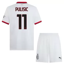 Conjunto AC Milan Pulisic 11 Niño Segunda 24/25 Conjunto AC Milan Pulisic 11 Niño Segunda 24/25