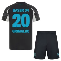 Conjunto Bayer 04 Leverkusen Alejandro Grimaldo 20 Niño Tercera 24/25 Conjunto Bayer 04 Leverkusen Alejandro Grimaldo 20 Niño Tercera 24/25