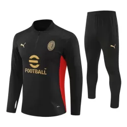 AC Milan Sudadera De Entrenamiento Hombre Cremallera Cuarto 24/25 Negra AC Milan Sudadera De Entrenamiento Hombre Cremallera Cuarto 24/25 Negra