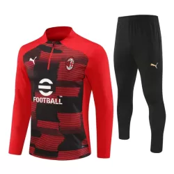 AC Milan Sudadera De Entrenamiento Hombre Cremallera Cuarto 24/25 Roja AC Milan Sudadera De Entrenamiento Hombre Cremallera Cuarto 24/25 Roja