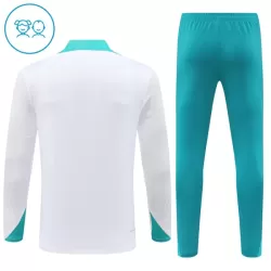 Portugal Sudadera De Entrenamiento Niño Cremallera Cuarto 24/25 Blanca