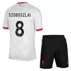 Conjunto Liverpool Szoboszlai 8 Niño Tercera 24/25 Conjunto Liverpool Szoboszlai 8 Niño Tercera 24/25