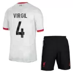 Conjunto Liverpool Virgil 4 Niño Tercera 24/25