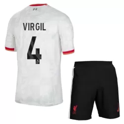 Conjunto Liverpool Virgil 4 Niño Tercera 24/25 Conjunto Liverpool Virgil 4 Niño Tercera 24/25
