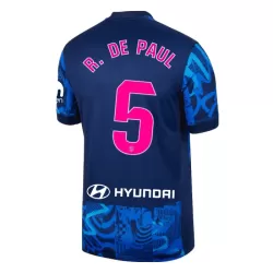 Camiseta Atlético Madrid R. De Paul 5 Hombre Tercera 24/25 Camiseta Atlético Madrid R. De Paul 5 Hombre Tercera 24/25