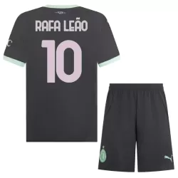 Conjunto AC Milan Rafael Leao 10 Niño Tercera 24/25 Conjunto AC Milan Rafael Leao 10 Niño Tercera 24/25