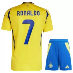 Conjunto Al Nassr Ronaldo 7 Niño Primera 24/25 Conjunto Al Nassr Ronaldo 7 Niño Primera 24/25