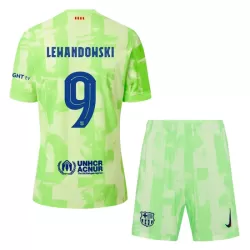 Conjunto FC Barcelona Lewandowski 9 Niño Tercera 24/25 Conjunto FC Barcelona Lewandowski 9 Niño Tercera 24/25
